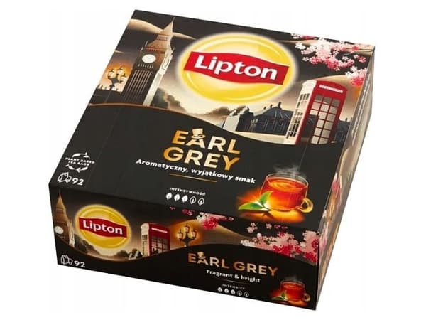 LIPTON EARL GREY Black Tea 92 poser