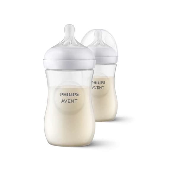 Philips AVENT SCY903/02 nappflaskor 260 ml Natural Response 2-pack transparent