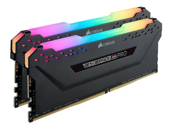 RAM CORSAIR Vengeance RGB PRO 32GB DDR4 3200MHz Unbuffered 16-20-20-38 svart Värmespridare DIMM