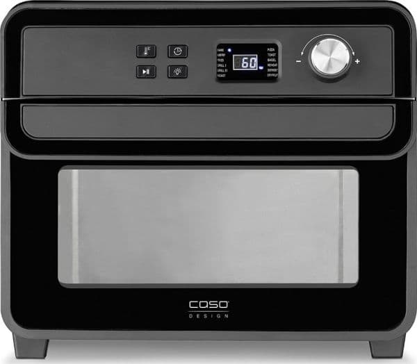 Caso AirFry Chef 1700, Elektrisk ugn, 22 l, 1700 W, 40 - 230 ° C, Bänkdiskmaskin, Svart