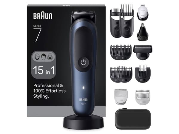 Braun Series 7 All-in-One grooming-set (blå)