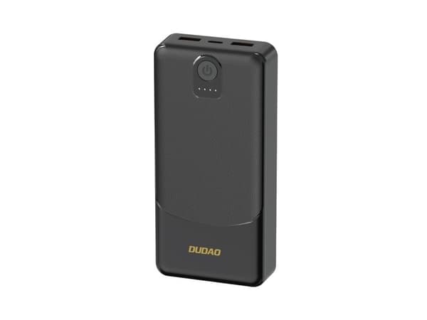 Dudao Powerbank Dudao K10Pro 2.4A 20000mAh 2 x USB-A - svart