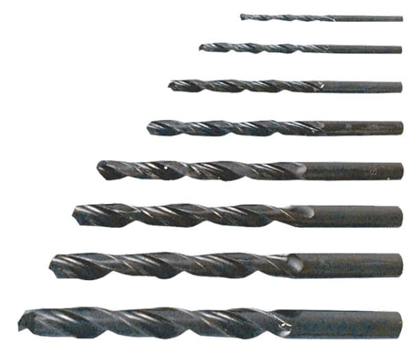 Wiertlo Top Tools metallborr HSS cylindriska 7.4 5.3 6.10 8.9 mm set (60H708)