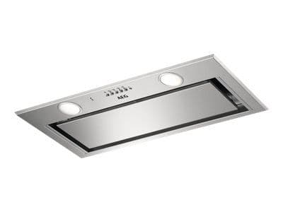 AEG DGE5661HM - Kåpa - huv - Fördjupning - bredd: 49.3 cm - djup: 27.3 cm - utsug och återcirkulering (-) - rostfritt stål