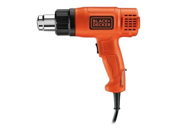 BLACK+DECKER KX1650-QS - Värmepistoler - 1750 W - 2 hastigheter - 570 / 740 l/min
