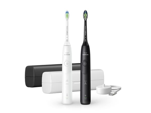 Philips HX7119 Sonicare Series 5500 eltandborsteset – svart och vit