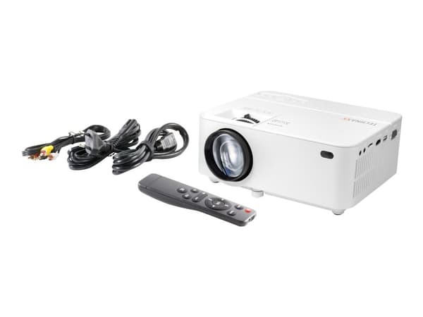 Technaxx Mini FullHD LED Beamer TX-113 - LCD-projektor - bärbar - 1800 lumen - 800 x 480 - 5:3