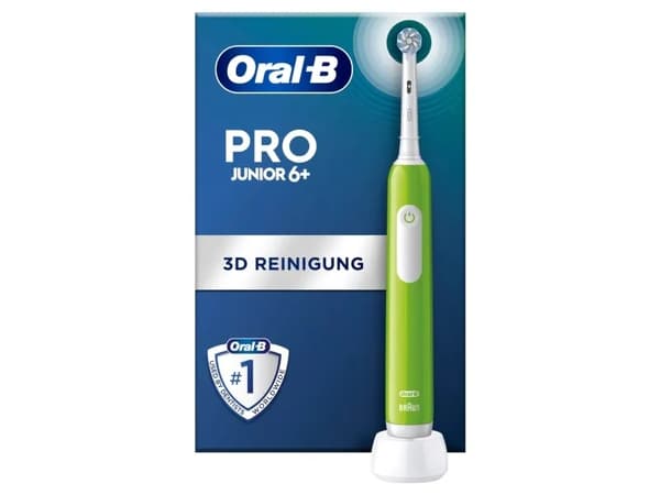 Oral-B PRO Junior 6+ Eltandborste för barn - grön