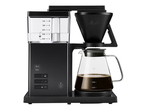 Melitta One - Kaffemaskin - 10 koppar - ren svart