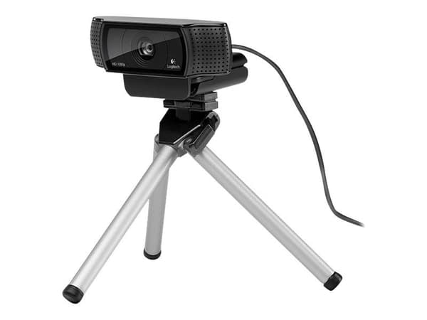 Logitech HD Pro Webcam C920 - Webbkamera - färg - 1920 x 1080 - ljud - USB 2.0 - H.265