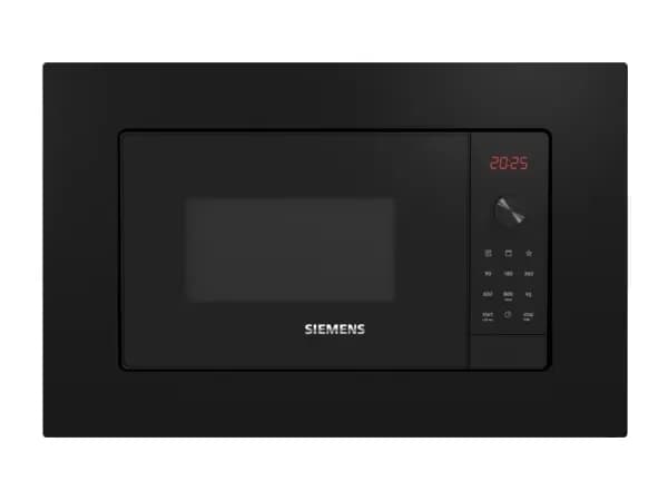Siemens iQ300 , Inbyggd, Kombinationsmikrovågsugn, 20 l, 800 W, Rotations-, Röra, Svart