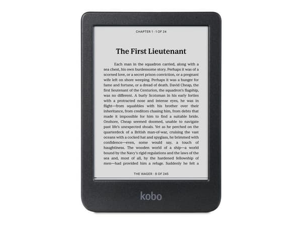 Kobo Clara BW e-bokleser 6" 16 GB Wi-Fi, svart