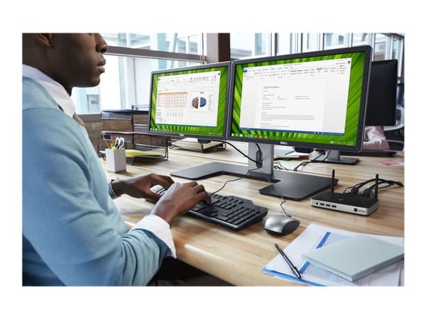 Dell Pro Smartcard Keyboard - KB813 - Tangentbord - USB - QWERTY - Svenska/finska - svart