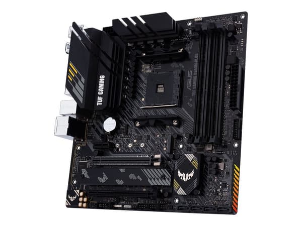 ASUS TUF GAMING B550M-PLUS - Moderkort - micro ATX - Socket AM4 - AMD B550 Chipuppsättning - USB-C Gen2, USB 3.2 Gen 1, USB 3.2 Gen 2 - 2.5 Gigabit...