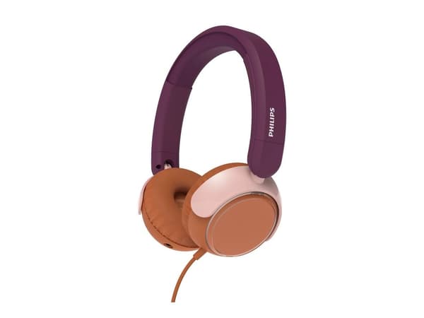 Philips TAK2000MP - 2000 Series - hörlurar med mikrofon - på örat - kabelansluten - 3,5 mm kontakt - magentapurpurfärgad