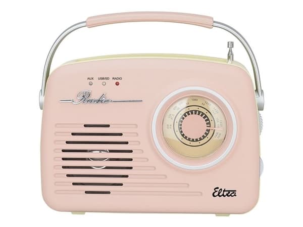 ELTRA Radio LUIZA RETRO SP-11 MP3 USB SD PINK