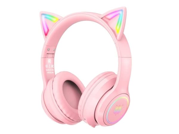 Gaminghörlurar ONIKUMA B90 Pink trådlös (over-ear)