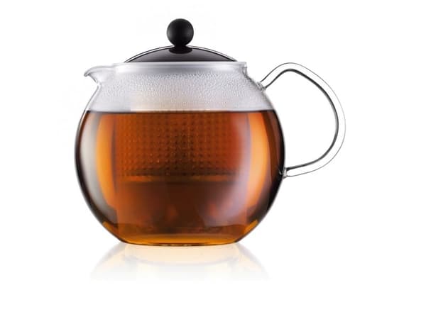 Bodum Assam, Enklel tekanna, 500 ml, Svart, Transparent, Glas, Plast, 210 mm, 100 mm