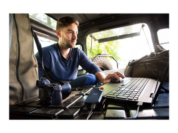 SanDisk Extreme Portable - SSD - krypterat - 1 TB - extern (portabel) - USB 3.2 Gen 2 - 256 bitars AES