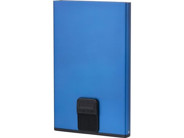 Samsonite Alu Fit, Kortfodral, Blå, Gjuten aluminium, Monokromatiskt, 6 kort, 64 mm