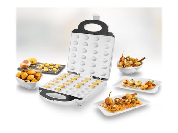 UNOLD 48360 - Våffeljärn - 1.4 kW - vit/rostfritt stål