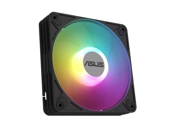 ASUS AR120 ARGB PWM Single Pack, Fan, 12 cm, Svart