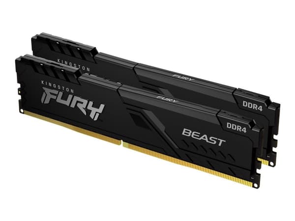 FURY Beast DDR4-3200 - 16GB - CL16 - Dual Channel (2 pcs) - Intel XMP - Svart