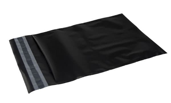 Fraktpåsar PE svart 400x600 mm - (100 st.)