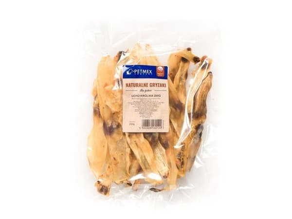 PETMEX hundtugg kaninöra 200g