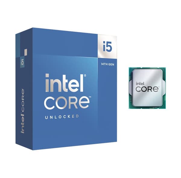 Intel® | Core™ i5-14600K - 14-kjerner - 3,5 GHz (opptil 5,3 GHz turbo) - LGA1700-sokkel - Intel® UHD-grafikk | Boks (uten kjøler)