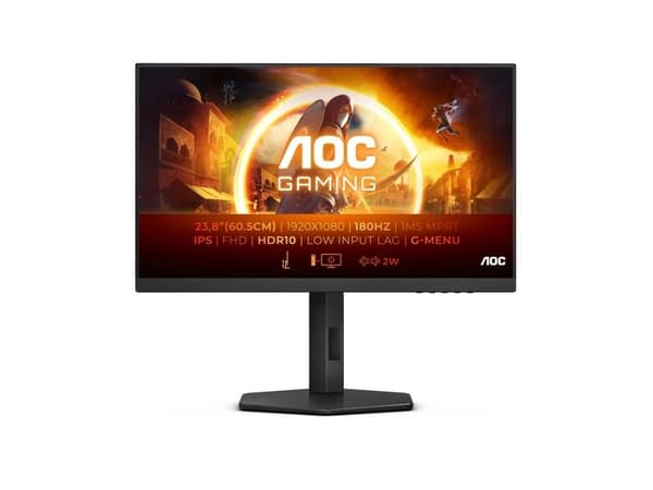 AOC G4 27G4X, 68,6 cm (27"), 1920 x 1080 piksler, Full HD, LED, 1 ms, Svart, Grå
