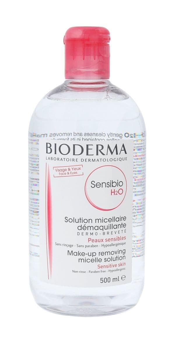 Bioderma Sensibio H2O Make-up Removing Micelle Solution 500 ml - Micellar Water For Sensitive Skin