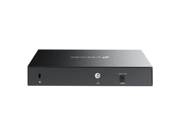 TP-LINK Omada Multi-Gigabit VPN-router 1x 2,5G RJ45 WAN-port 1x 2,5G RJ45 WAN/LAN-port 1x Gigabit SFP WAN/LAN-port 4x Gigabit RJ45