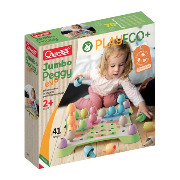 Quercetti Playbio Jumbo Peggy 040-82272 leksak, 2 år, flerfärgad