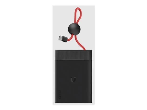 OnePlus - Power bank - magnetic ring - 10000 mAh - 22.5 Watt - 3 A - 2 utdatakontakter (USB-C) - svart