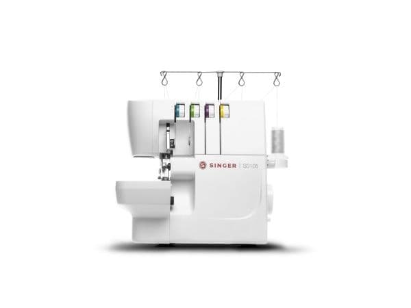 SINGER S0105, Valkoinen, Saumauskone, Overlock, 1300 ommelta minuutissa, Vaihtuva, Sähkö
