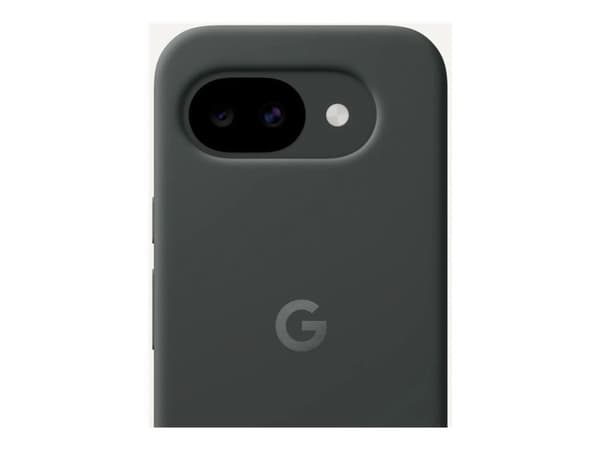 Google - Baksidesskydd för mobiltelefon - silikon, polykarbonatskal - obsidian - för Pixel 10a