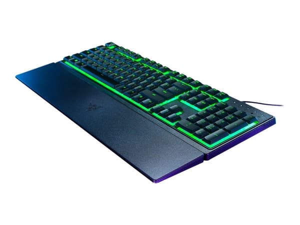 Razer Ornata V3 X - US, Täysikokoinen (100 %), Langallinen, USB, Kalvokytkin, RGB LED, Musta