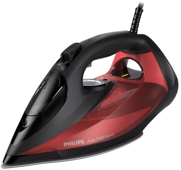Philips 7000 series DST7022/40, Höyrysilitysrauta, SteamGlide Plus -pohjalevy, 2 m, 250 g/min, Musta, 50 g/min