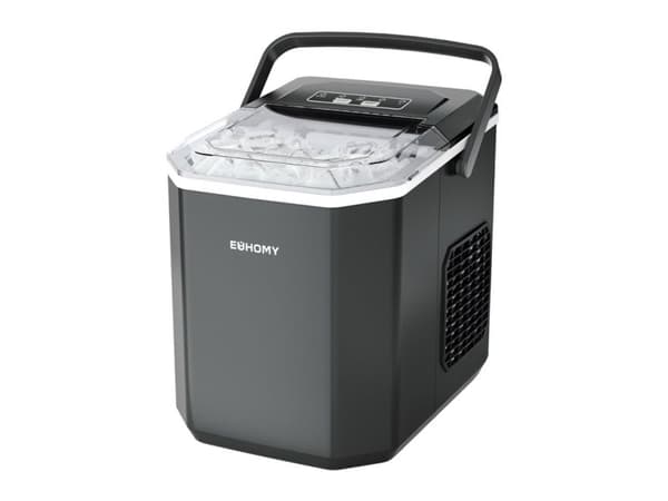 Euhomy IM011 ismaskin, 1,2 l, 12 kg (svart)