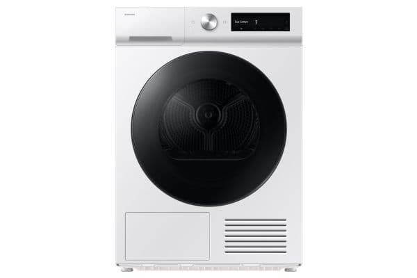 Samsung DV90DB7845GW, Fristående, Frontmatad, Värmepump, Vit, Rotations-, Röra, Höger