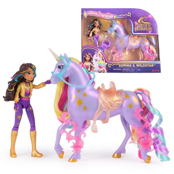 Unicorn Academy Doll & Unicorn V2 -Sophia&Wildstar