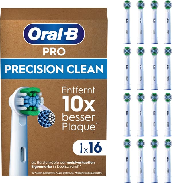 Oral-B PRO Precision Clean -hammasharjan päät - valkoinen - 16 kpl