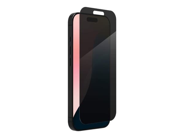 ZAGG InvisibleShield Glass Elite Privacy - Skjermbeskyttelse for mobiltelefon - glass - med personvernsfilter - 2-veis - for Apple iPhone 16 Pro