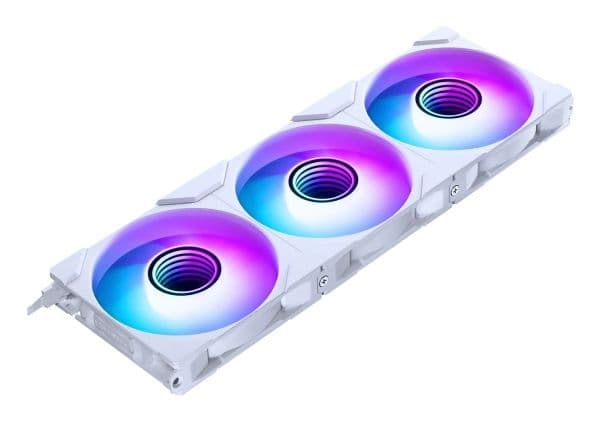 Phanteks M25G2-120 - Lådfläkt - 120 mm - vit (paket om 3)