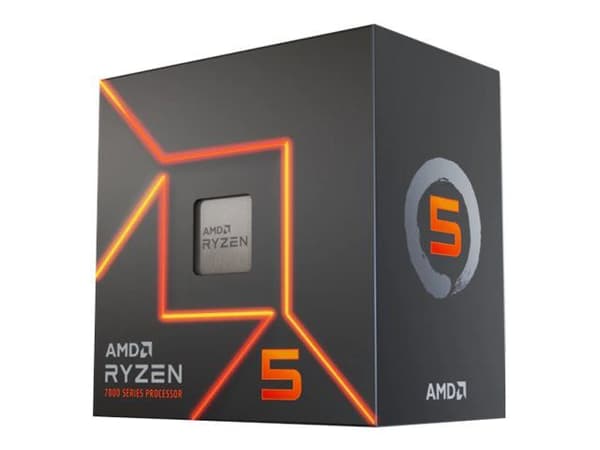 AMD Ryzen™ 5 7600 - 3,8 GHz/5,1 GHz - 6 ydintä - 12 säiettä - 32 Mt välimuisti - Kanta AM5 - Laatikko | AMD Wraith Stealth