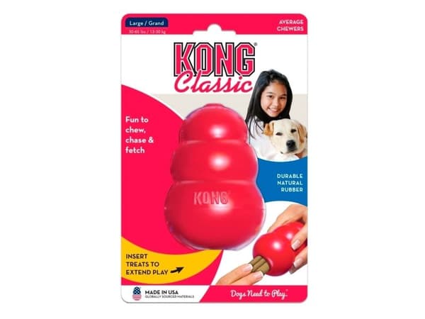 KONG Klassisk hundeleke, rød, størrelse L