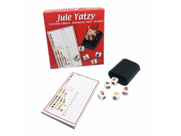 Det Gamle Apotek Julius jul Yatzy, H14,5 cm, B14 cm, D4,6 cm, st