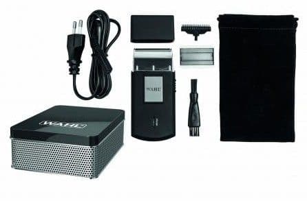 Wahl 03615-1016, Folie shaver, 0,4 mm, Sort, Sølv, Vekselstrøm/batteri, Nikkel-Metalhydrid (NiMH), 45 min.