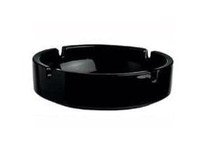 Askfat Ø10,7 cm glas svart, st